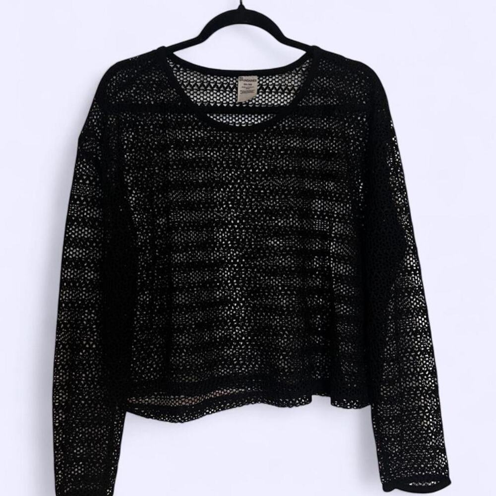 No boundaries black crochet long